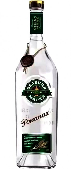 detail Vodka Zelenaya Marka Rženaya 0.5L 40%