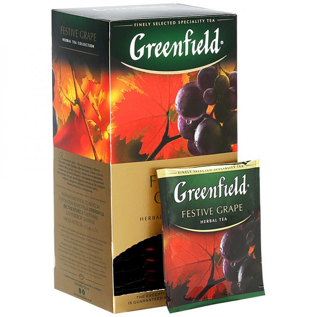detail Bylinný čaj Festive Grape Greenfield 25*2g