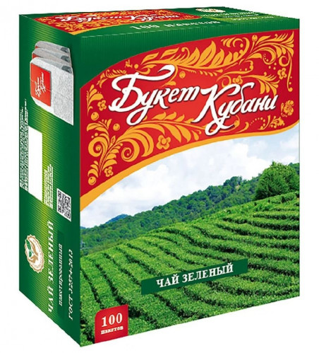 Zelený čaj 100*1,5g Buket Kubani