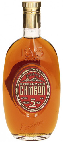 Brandy Symbol Jerevanu 5 let 0,5L 40% PROSHYAN 