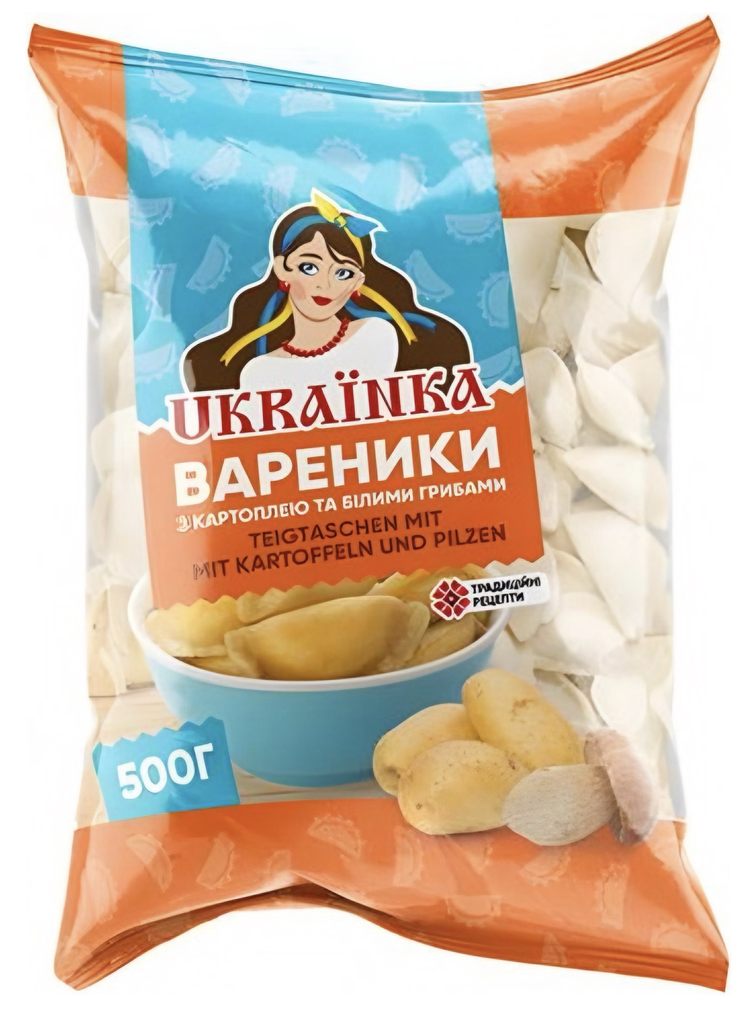 Vareniky bílé houby s bramborami 500g Ukrainka